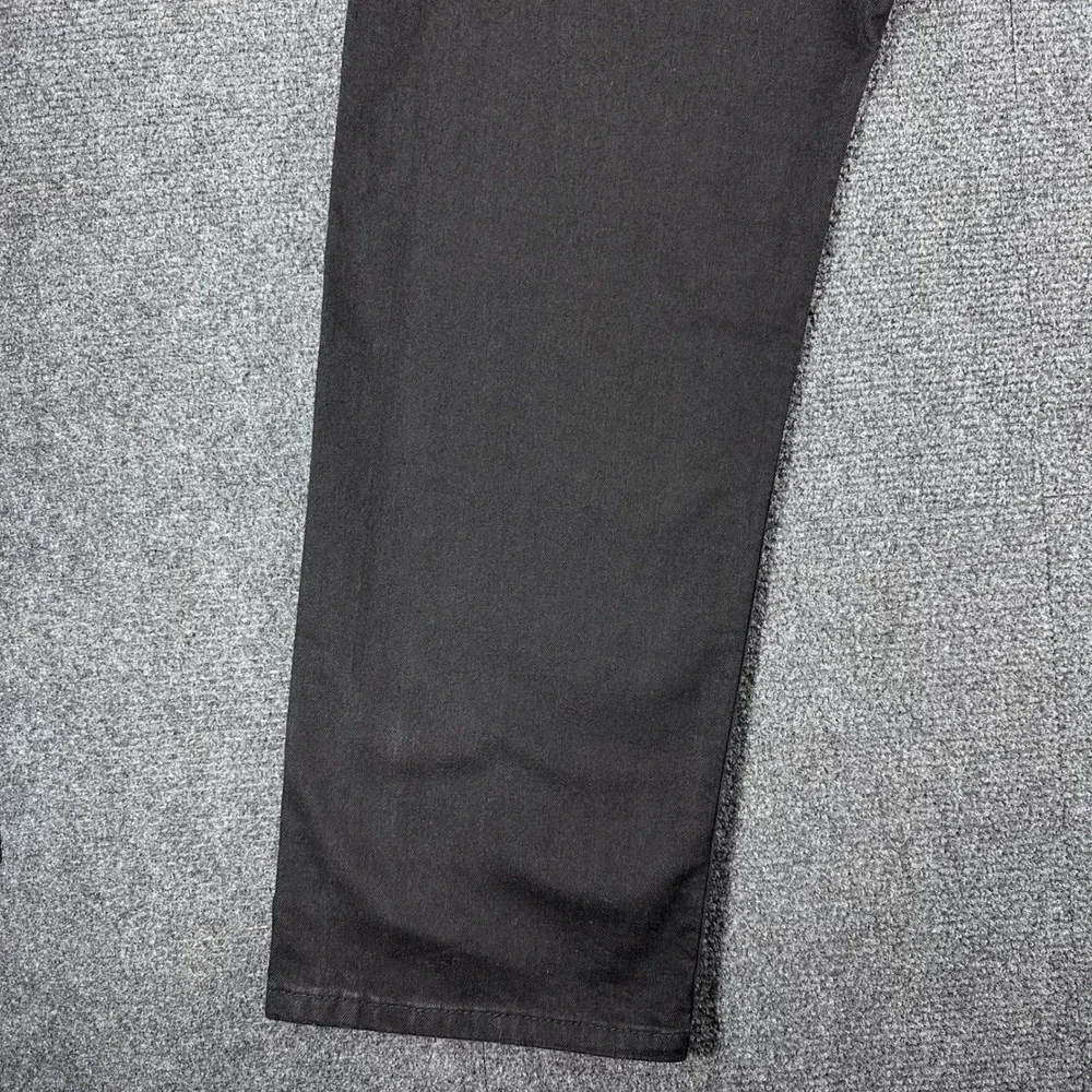 Levi's 505 Jeans Mens 36x29 W36 L29 Black Regular Fit Straight Leg Denim